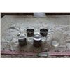 Image 1 : (4) Wine Glasses & (4) Wedding Liquor Glasses, (2) Old Fashioned Glasses