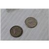 Image 7 : (1) 1967 Canadian Nickle - (2) 1992 Canadian Pennies - (2)1967 Canadian Pennies -(1) 1957 U.S. Quart