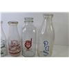 Image 2 : Milk Bottles - Dutchmen Dairy - P.D. Dairy - Glass Dairies - The Dairy Pool - CO-OP