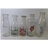Image 4 : Milk Bottles - Dutchmen Dairy - P.D. Dairy - Glass Dairies - The Dairy Pool - CO-OP