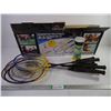 Image 1 : (7) Badminton Rackets and Pkg. of Birdies- No Net