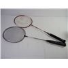 Image 4 : (7) Badminton Rackets and Pkg. of Birdies- No Net