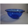 Image 5 : (3) Vintage Pyrex Cobalt Blue Bowls and (1) Cobalt Blue Salad Bowl