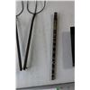 Image 4 : (3) 3-Prong Pitchforks, Whistle, Toothbrush Holder