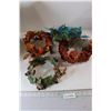 (4) Fall & Christmas Decorations/Wreaths