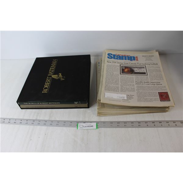 (23) Canadian Stamp Newspaper, Robert Bateman Books