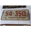 Image 3 : (3) Saskatchewan License Plates, Front End of a Toy Truck, Oiler