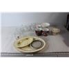 Image 1 : Coffee Cups, Glass Cups, Plates, Bowls, Misc.