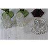 Image 2 : Assorted Goblets, Holders, Glass Items