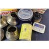 Image 2 : (11) Vintage Lot of Misc. Items: Velveeta Boxes; Noxzema Cobalt Jar; Watkins jar
