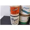 Image 4 : (9) Vintage Misc. & Tobacco Tins: Players; Cameo; Wills; Empress Jam