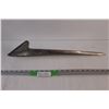 Image 1 : Vintage Chrome Plated 22" Long Hood Ornament - Chrome is Pitted