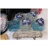 Image 2 : (18+) Misc. Lot: 5 - Bags Glass Rocks; Mitts; Toque; Press-On Nails