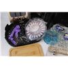 Image 4 : (18+) Misc. Lot: 5 - Bags Glass Rocks; Mitts; Toque; Press-On Nails