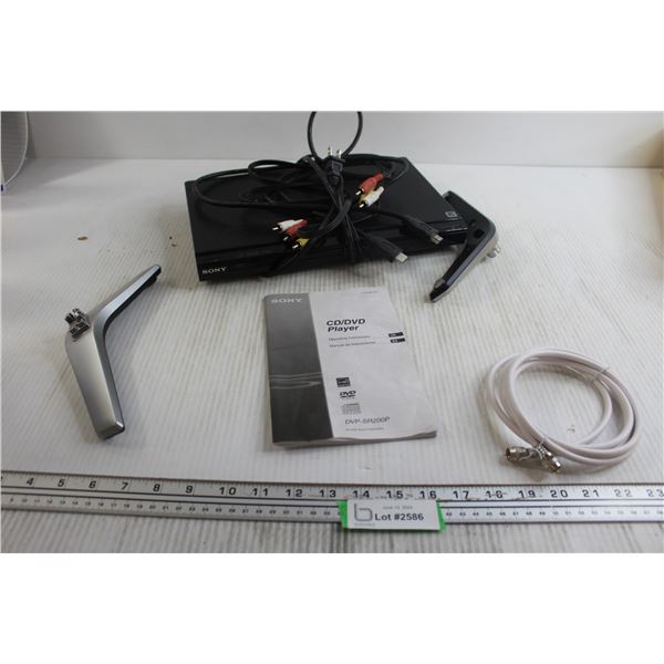 Sony CD/DVD Player - Consignor Says Works