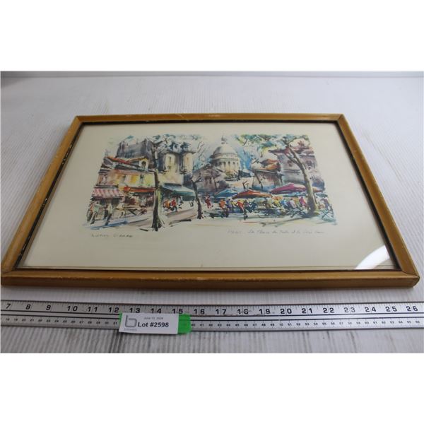 Paris Print - 20 1/2" x 14 1/2"