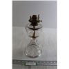 Image 1 : Antique Oil Lamp - As Is, Consignor Says Burns Good, Crack