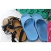 Image 3 : (2) Purses - (4) Pair of Sandals/Flip Flops (Size 10)