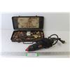 Image 1 : Dremel Rotary Tool w/Case of Grinding Tips