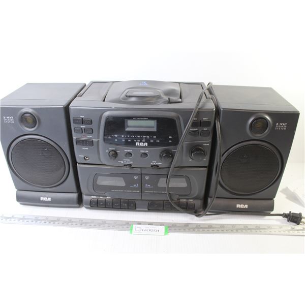 RCA FM-AM Radio & Cassette Player (radio works)