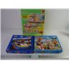 Image 1 : (3) Puzzles-Hot wheels, Sesame Street and Mickey Mouse