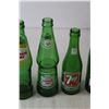 Image 3 : (6) Vintage Glass Bottles - 7-Up, Ginger ale