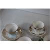 Image 2 : (6) Sets of Teacups & Saucers - Queen Anne, Royal Vale