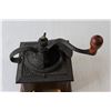 Image 2 : Vintage Wood and Cast Iron Hand Crank Coffee Mill