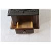 Image 3 : Vintage Wood and Cast Iron Hand Crank Coffee Mill
