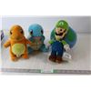 Image 1 : Charmander & Squirtle Pokemon Stuffed Animals, Luigi & Yoshi's Egg Stuffed Toys