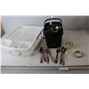 Image 1 : Dish Drying Rack, Assorted Utensils
