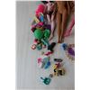 Image 3 : Assorted Barbie Dolls with Clothes and Shoes