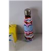 Image 8 : Assorted Card Boxes, Insulated Water Bottle, Cribbage Board, Tablet, Misc.