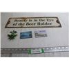 Image 1 : Beer Sign - 20" x 6, (3) Magnets