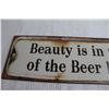 Image 2 : Beer Sign - 20" x 6, (3) Magnets
