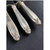 Image 4 : Very Nice Vintage Sterling Silver Handled Carving Set In Wood Box