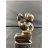 Image 2 : Unique Polished Horn Carving Of Posing Woman. Approx. 6" H