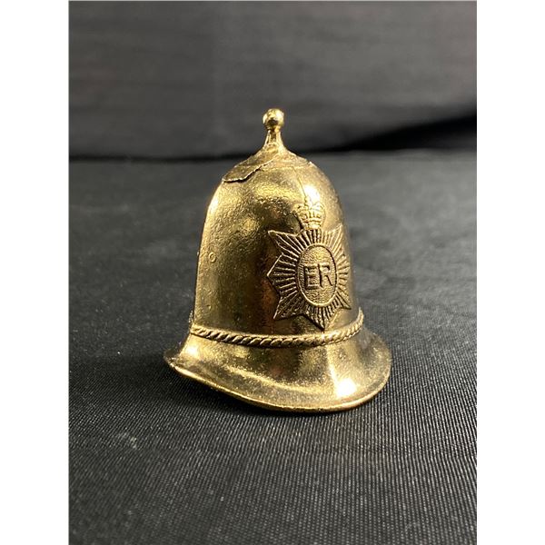 Vintage Brass English Bobby Hat Bell. Approx. 2 1/2" H