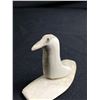 Image 2 : Vintage Bone Carving Of Bird. Approx. 2" H x 3 1/2" L