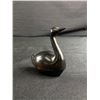 Image 4 : Vintage Bronze Sea Turtle On Granite Base & Metal Duck Trinket Box