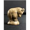 Image 2 : Stone Carved Bear Cub & Carved Stone Water Buffalo. Approx. 2 1/2" H (Cub) & 3 1/2" L (Buffalo)