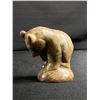 Image 3 : Stone Carved Bear Cub & Carved Stone Water Buffalo. Approx. 2 1/2" H (Cub) & 3 1/2" L (Buffalo)