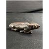 Image 4 : Stone Carved Bear Cub & Carved Stone Water Buffalo. Approx. 2 1/2" H (Cub) & 3 1/2" L (Buffalo)