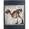 Image 2 : 2 Canvas Dinosaur Pictures. Approx. 12" x 12" Each