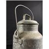 Image 2 : Vintage Galvanized Metal C.P.R Cream/Water Jug w/ Lid. Approx. 14" H