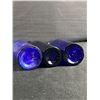 Image 3 : 3 Vintage Cobalt Blue Bottles. Approx. 8 1/4" & 9 1/2"