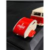 Image 3 : 1:43 Scale Die Cast Metal Coca-Cola 1962 Volkswagen Samba Bus With Trailer