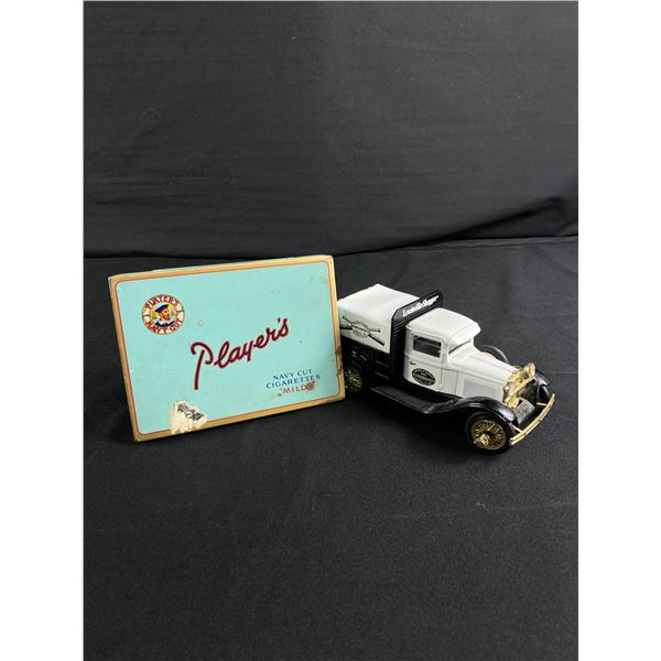 Ltd Ed Liberty Classics "Ford Model A Louiseville Slugger" Truck & Vintage Player's Cigarette Tin