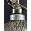 Image 3 : Vintage Wire Meshed Glass Siphon Bottle w/ Metal Topper
