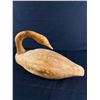 Image 3 : 2 Wooden Birds - Painted Duck Is Approx. 19" L & Carved Swan Is 18"L